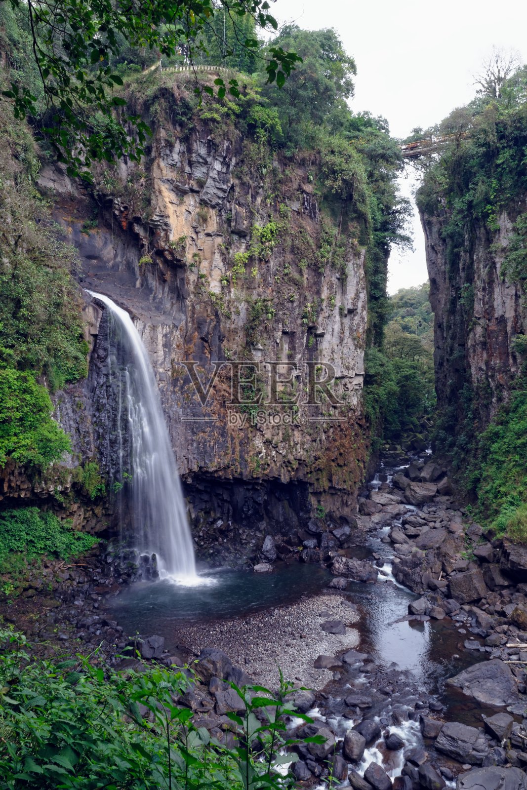 墨西哥西科的特索罗瀑布照片摄影图片