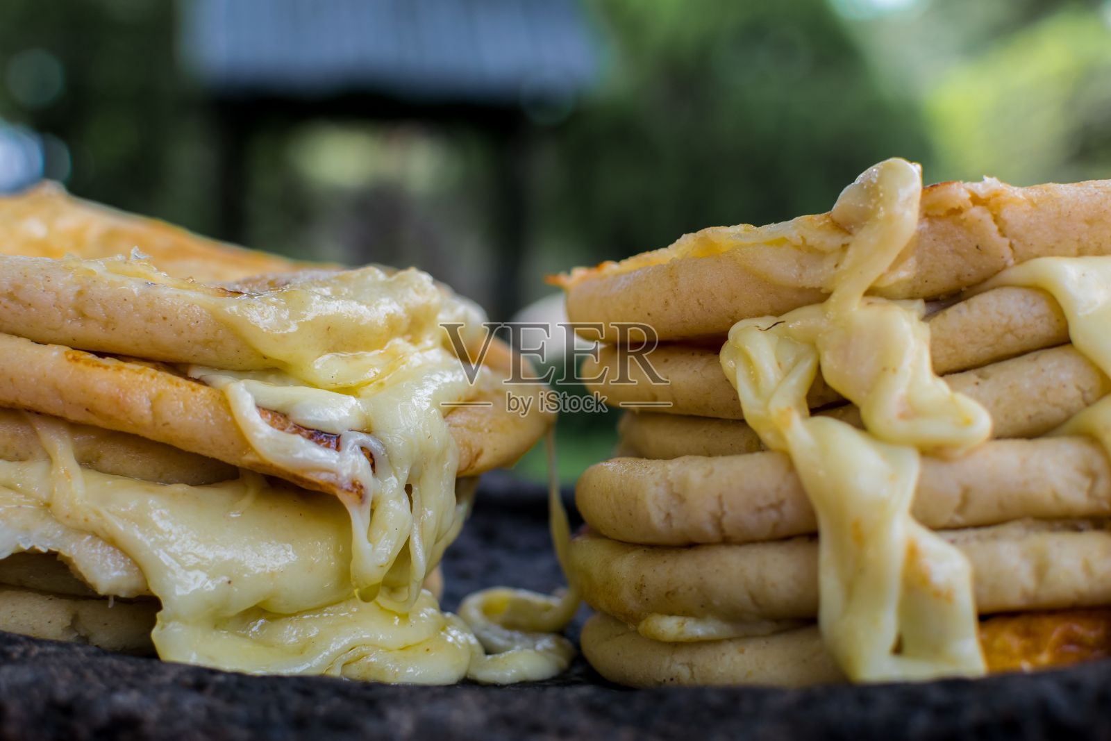 典型的萨尔瓦多的菜,照片摄影图片