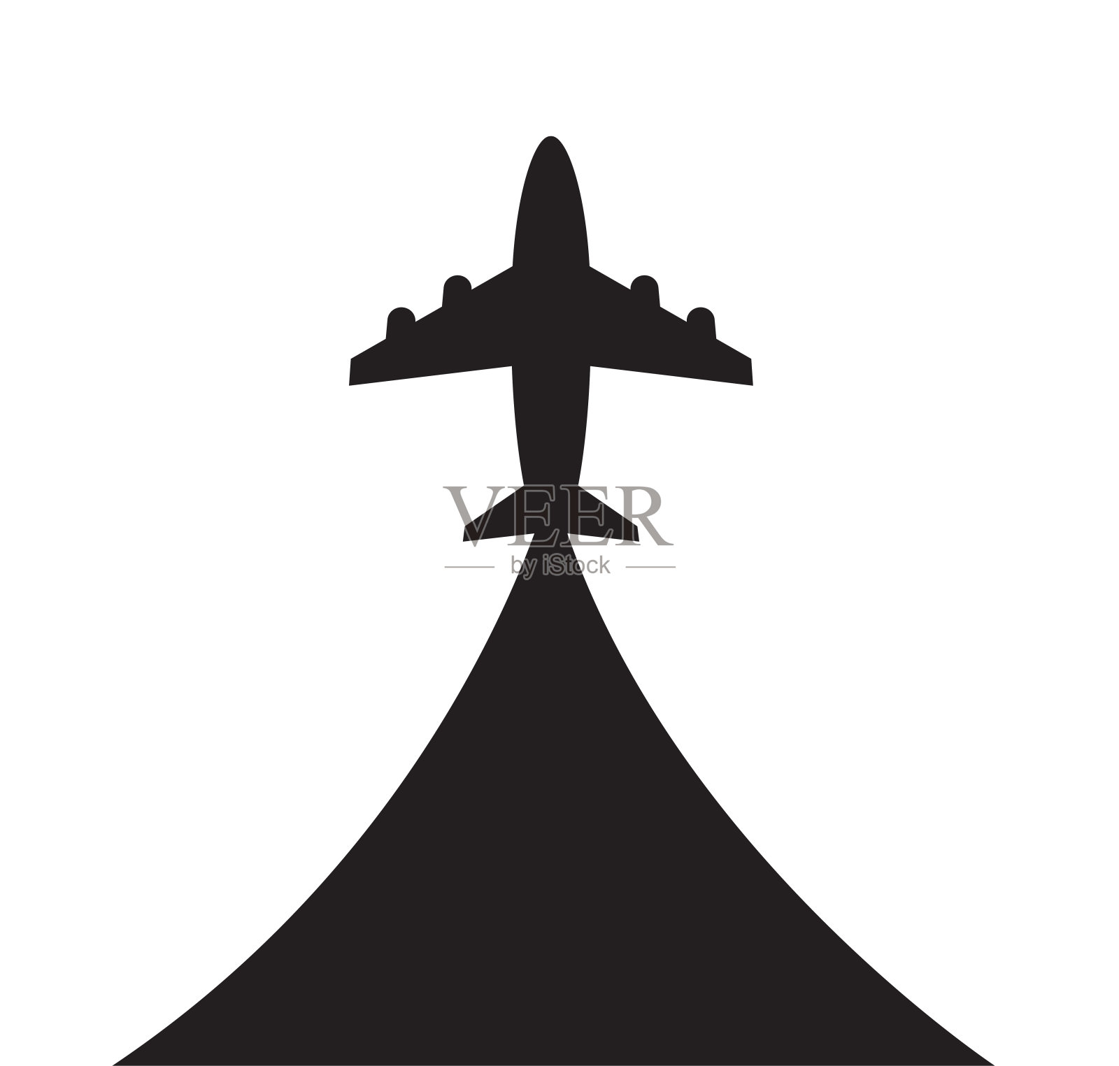 飞机图标。飞机图标矢量插图插画图片素材