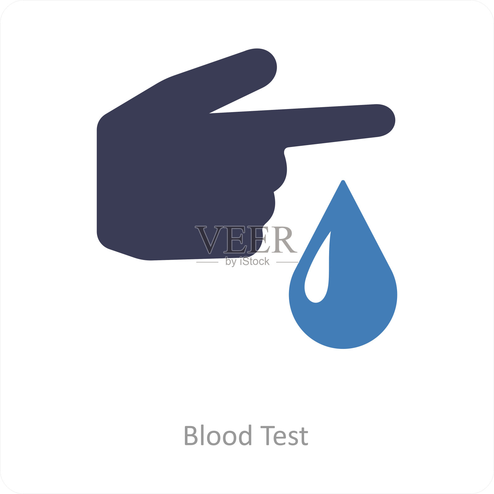 血液测试插画图片素材