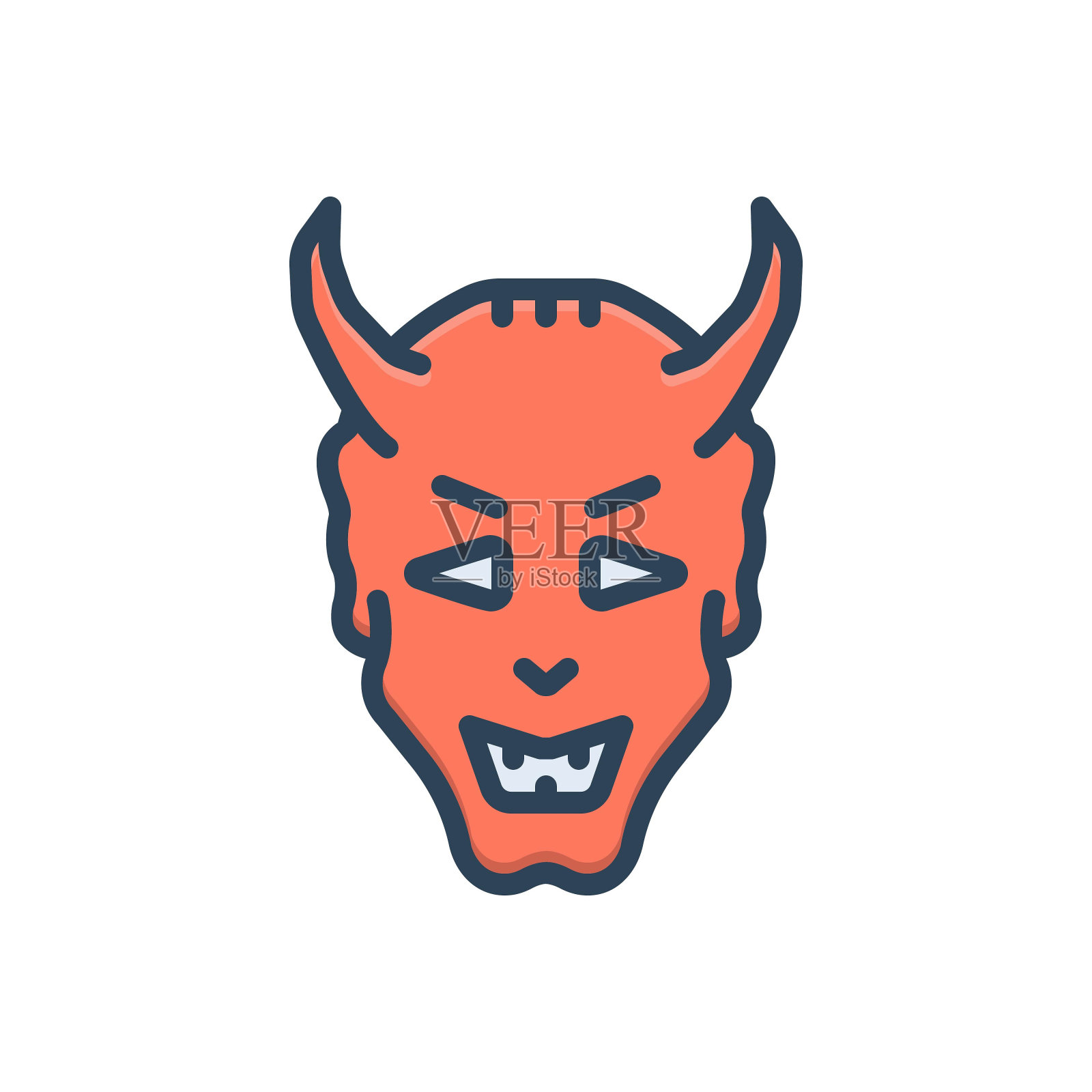 可怕的恐怖的插画图片素材