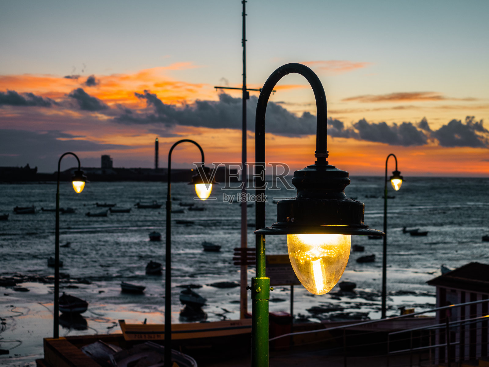 拉卡莱塔海滩照片摄影图片