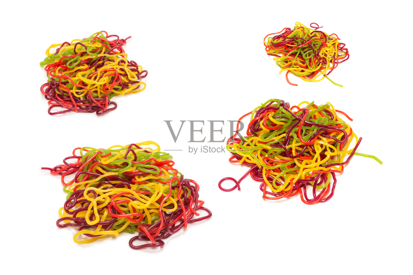 美味的果冻糖果。前视图。照片摄影图片