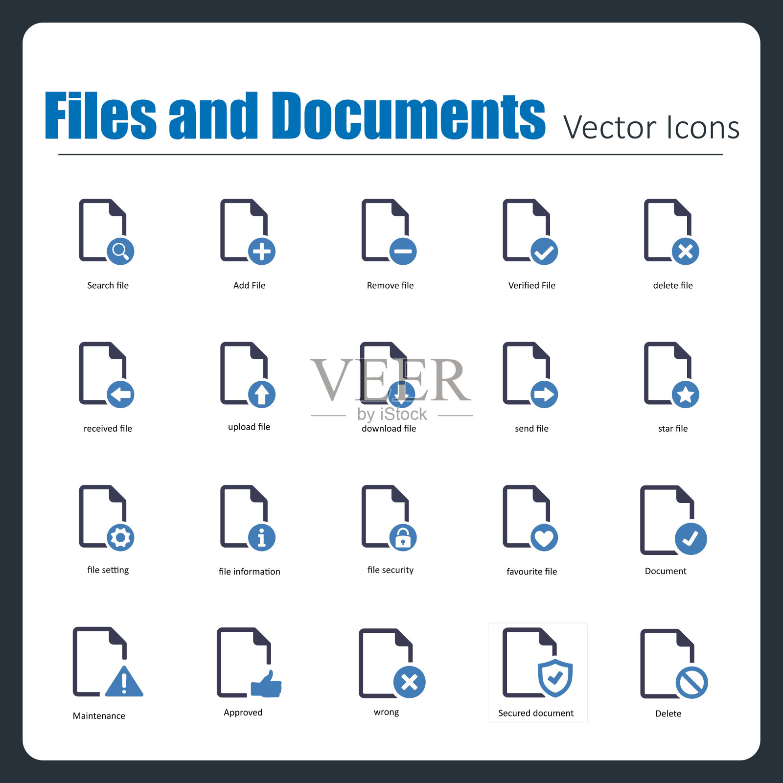 文件和文档插画图片素材