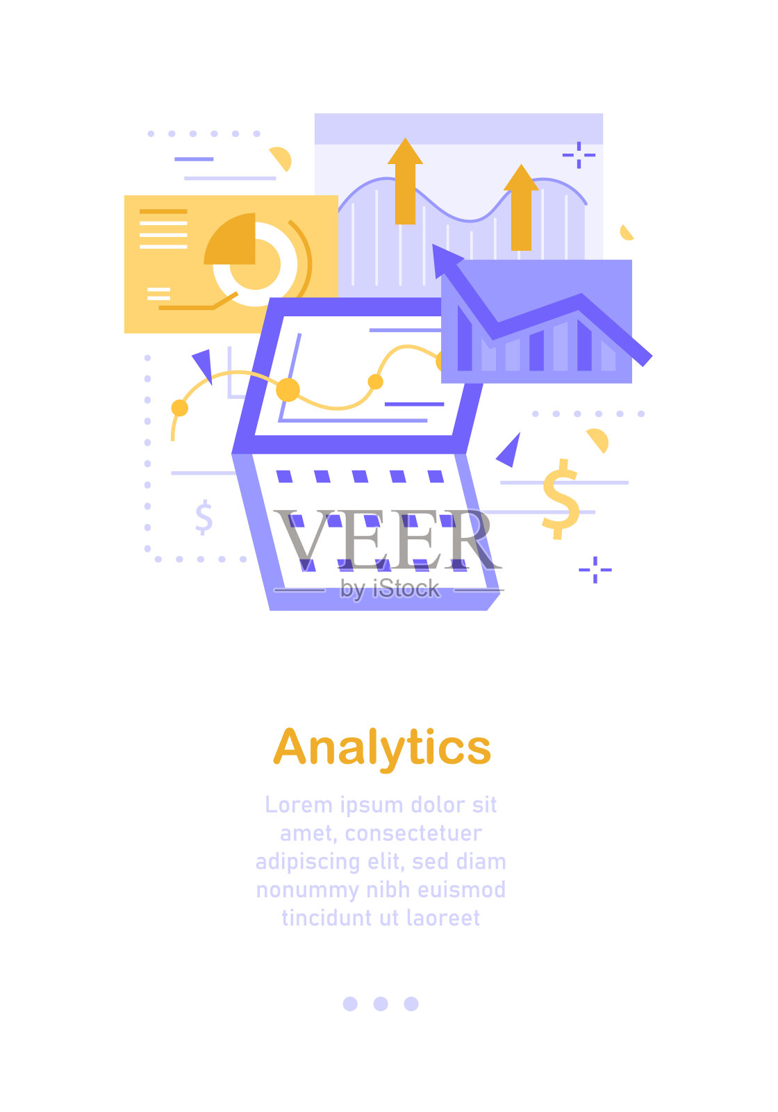 数据分析插画图片素材