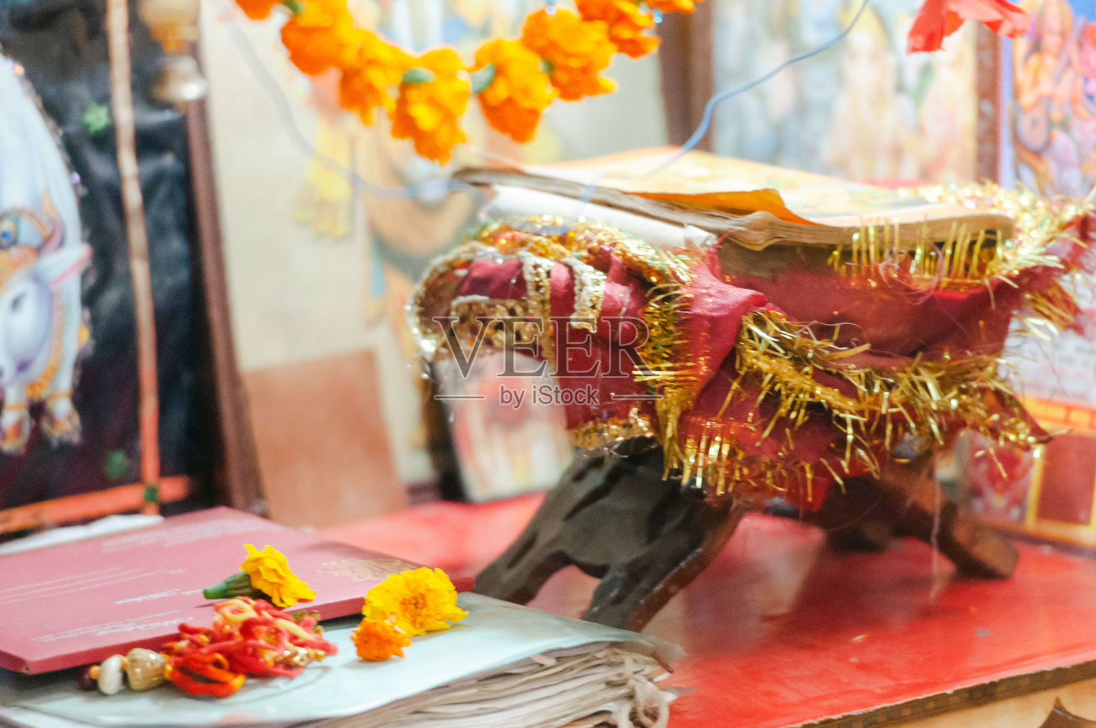 印度婚礼上的传统印度教仪式照片摄影图片