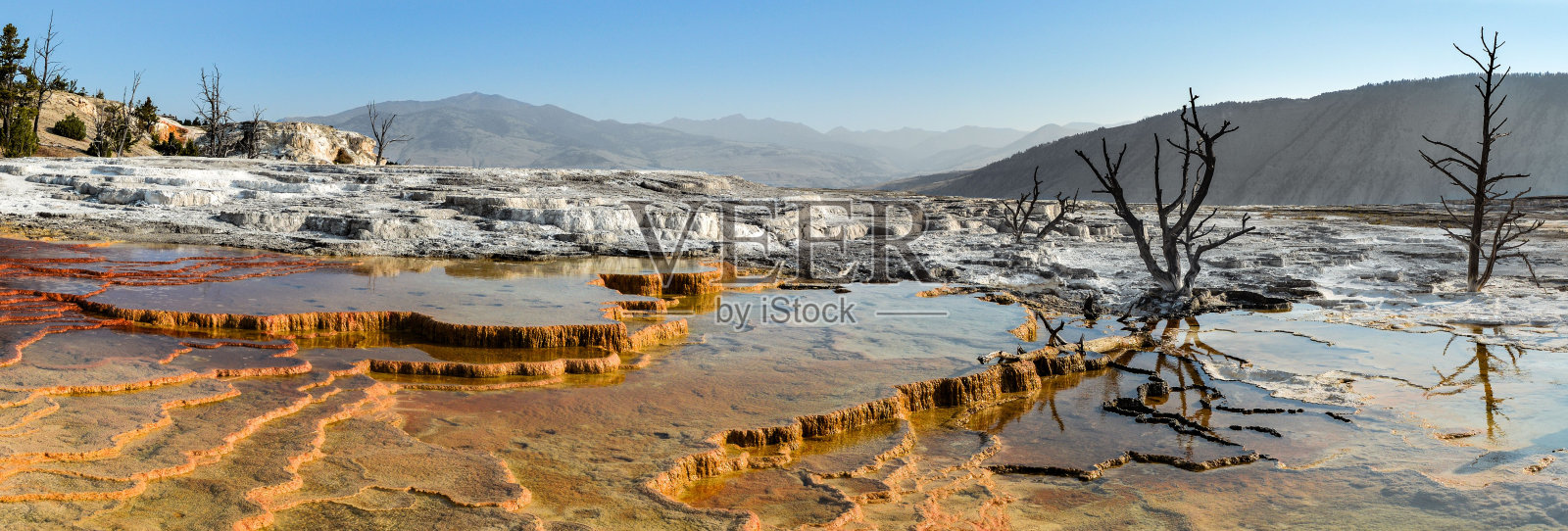 黄石国家公园全景照片摄影图片