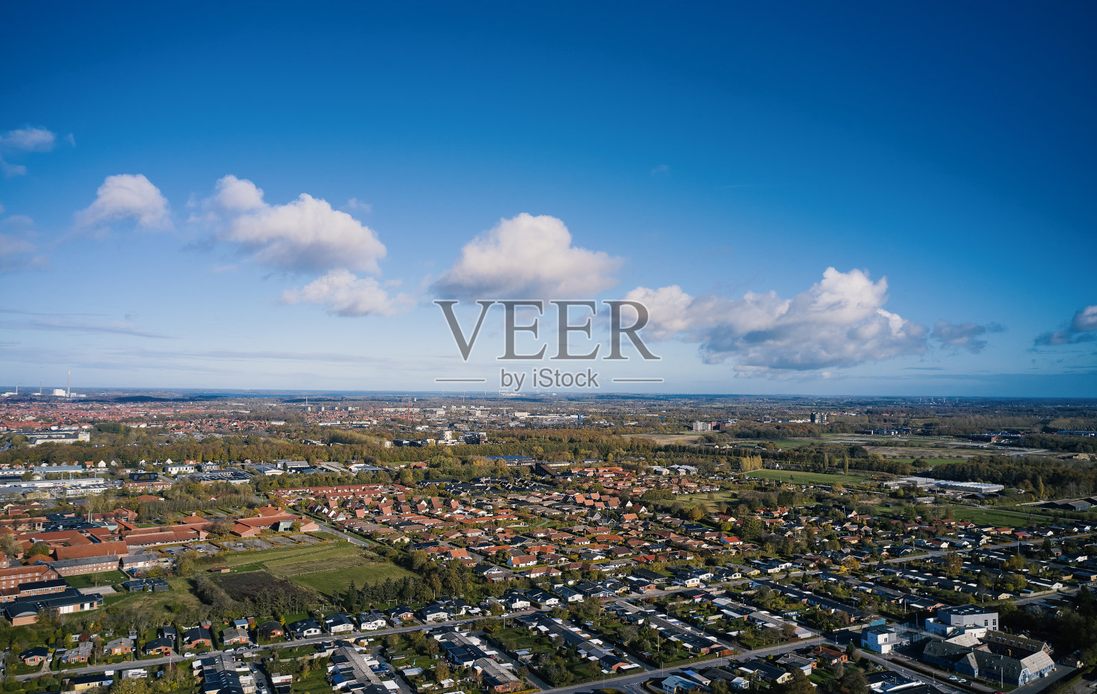 欧登塞的居民区照片摄影图片