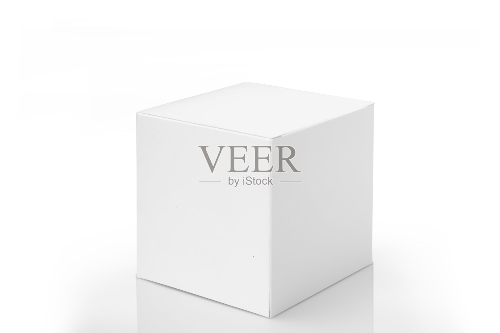 白色背景上的白框与剪切路径照片摄影图片