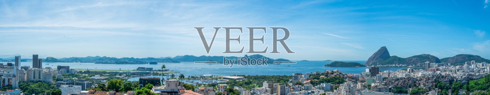 全景拍摄的圣特蕾莎，里约热内卢里约热内卢里约热内卢巴西照片摄影图片
