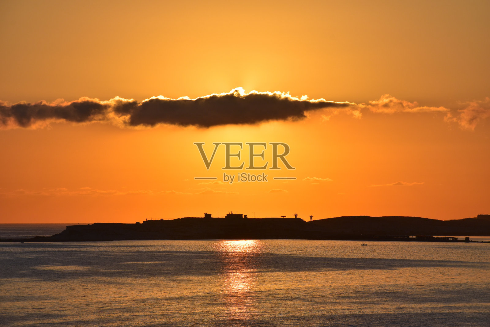 神奇的日落照片摄影图片