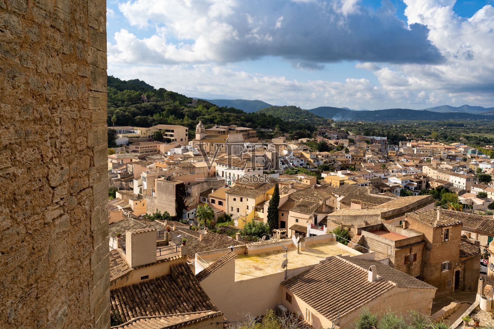 西班牙巴利阿里群岛马略卡岛(马略卡岛)的Capdepera风景照片摄影图片
