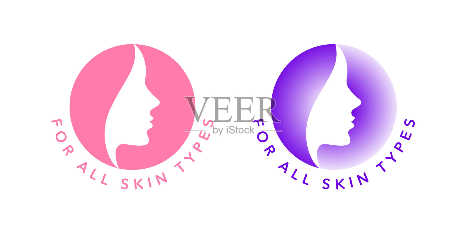 适用于所有皮肤类型的矢量图标徽章标志插画图片素材