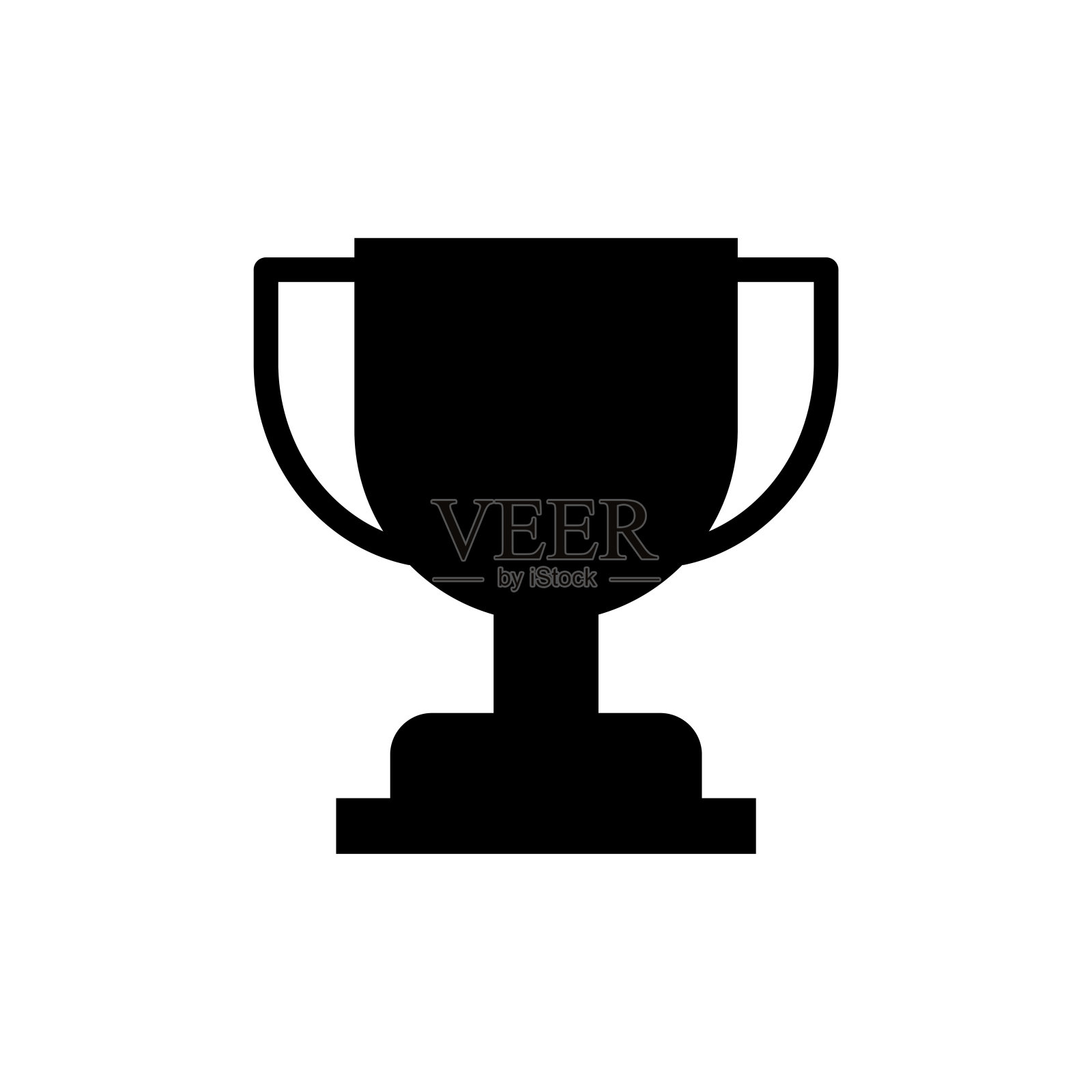 奖杯图标矢量设计模板插画图片素材