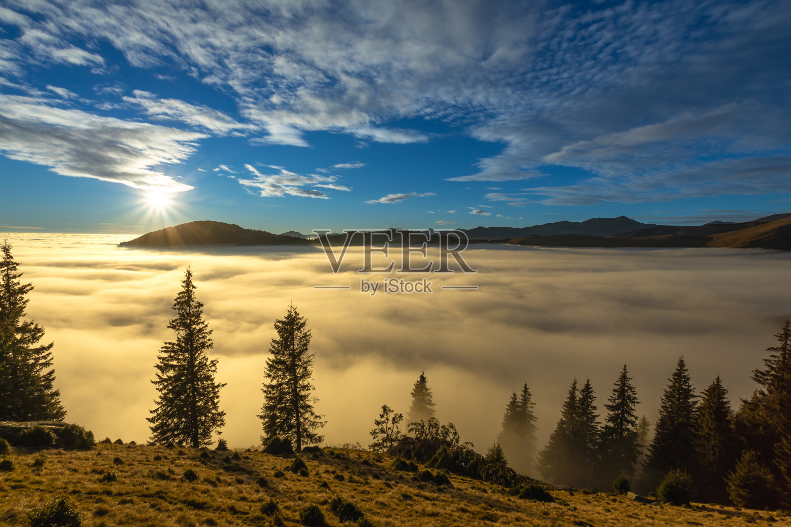 美丽的冬天的风景照片摄影图片