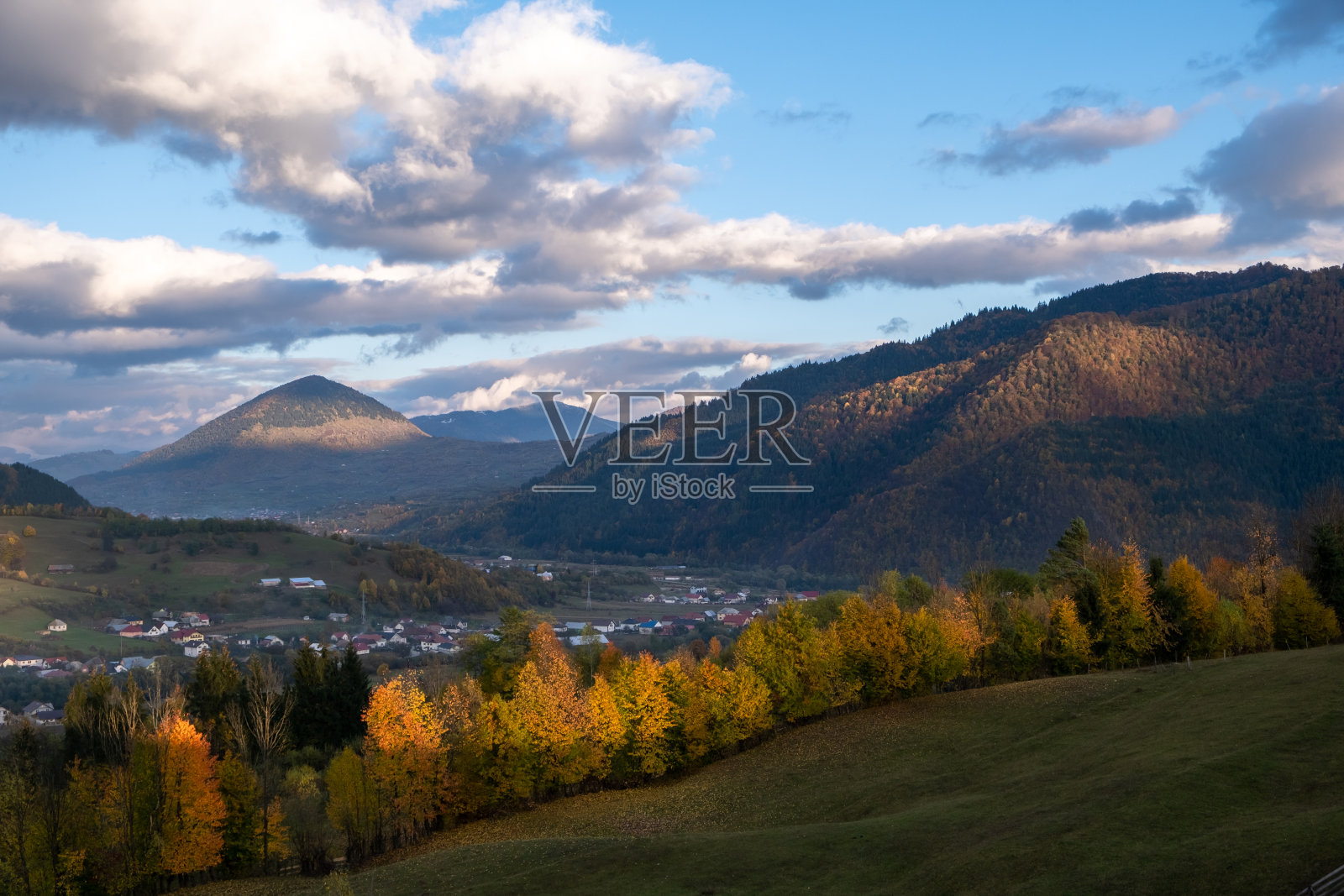 秋天的风景照片摄影图片