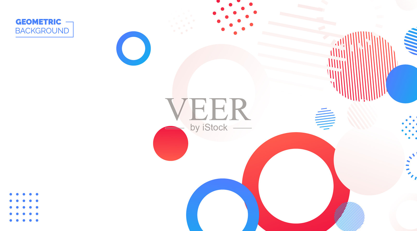 孟菲斯风格无缝图案时髦几何插画图片素材