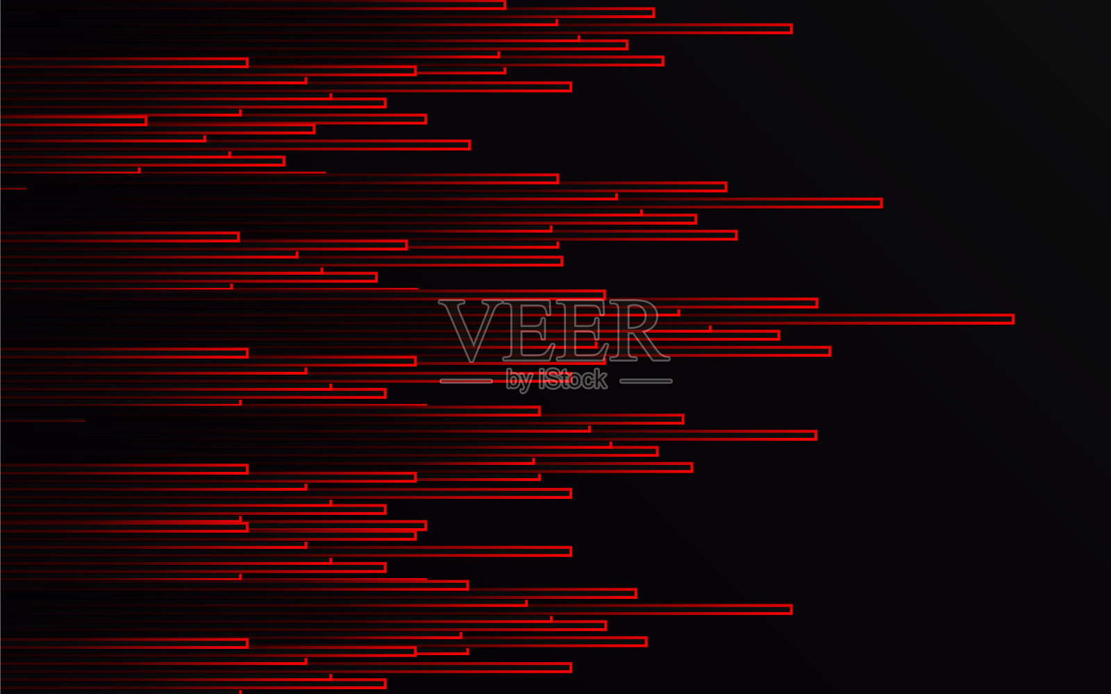 摘要红色的光线管速度放大上黑色插画图片素材