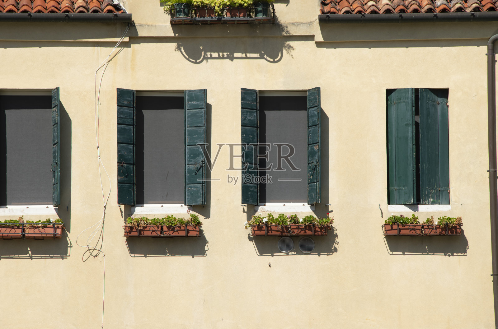 欧洲意大利威尼斯的建筑立面照片摄影图片