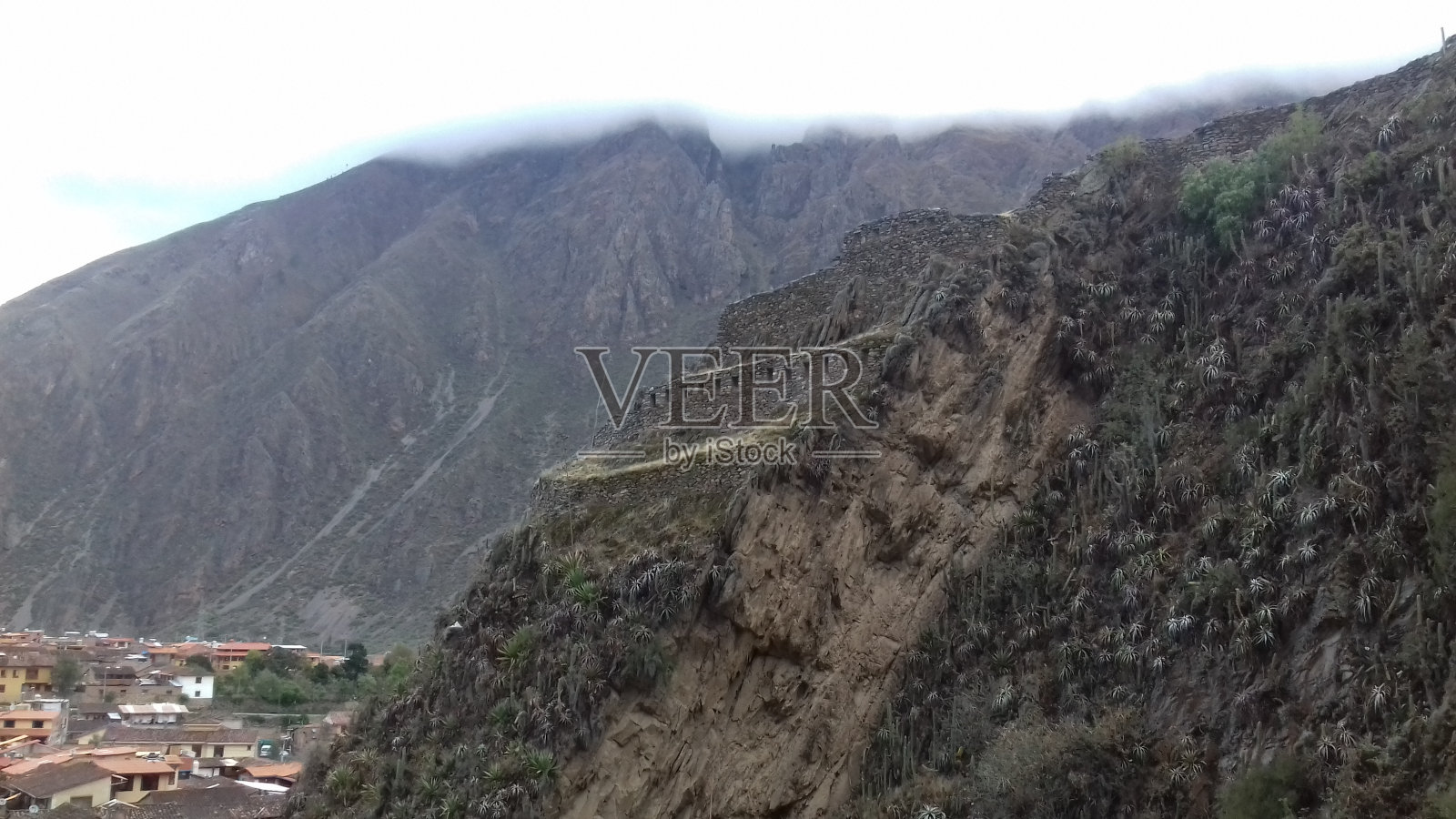 奥兰塔坦博遗址照片摄影图片