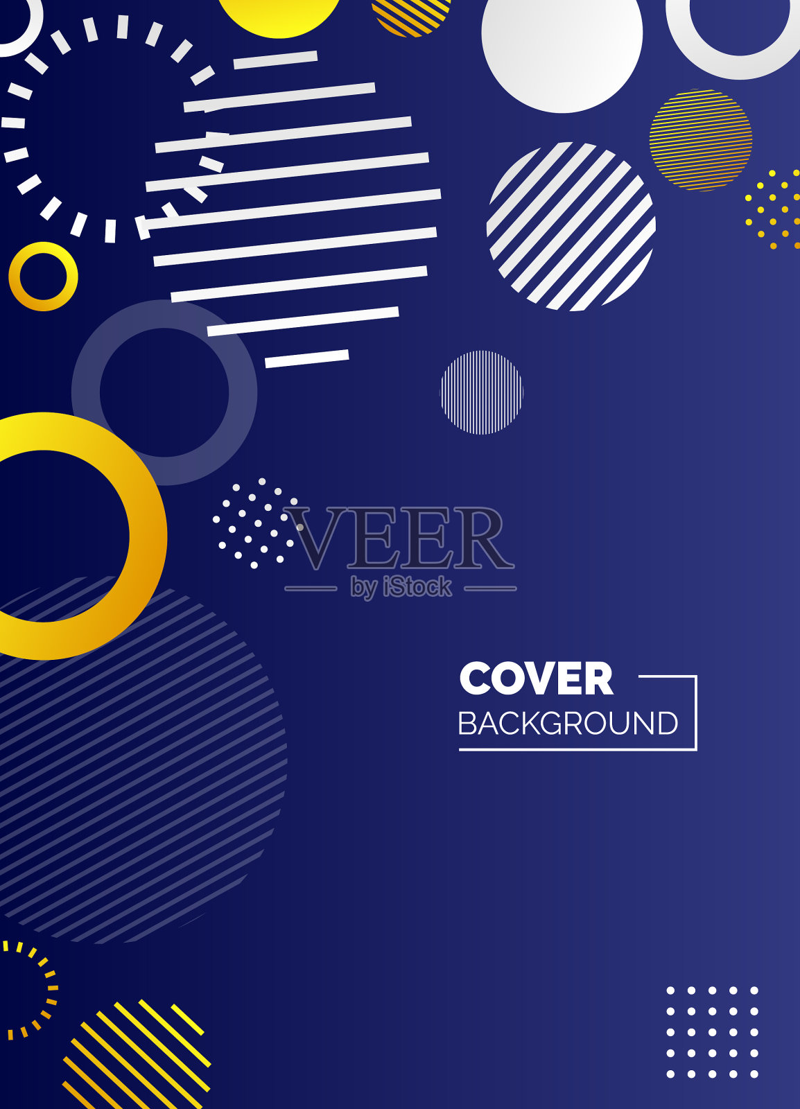 彩色抽象极简风格海报插画图片素材