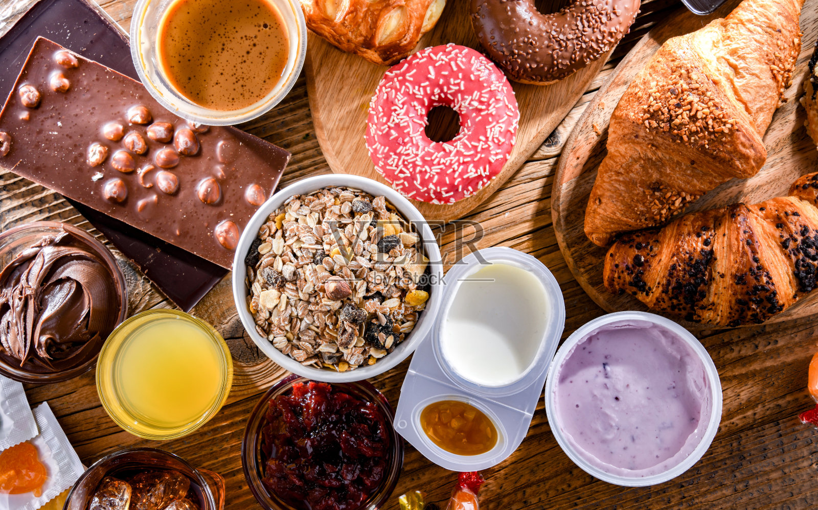 含大量糖的食品照片摄影图片