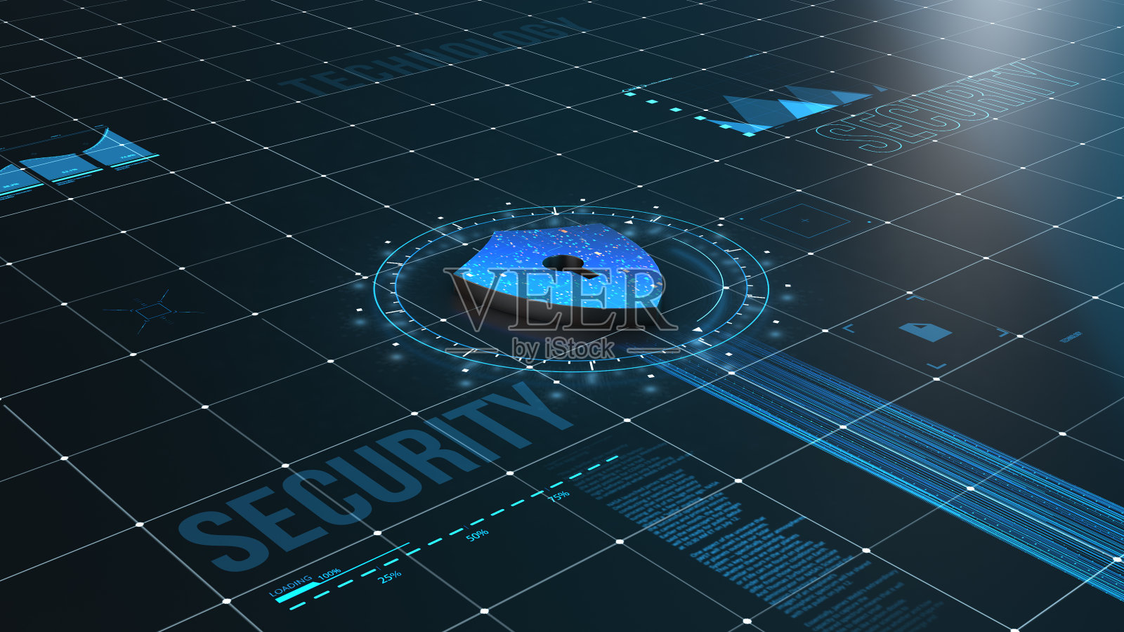 数字数据网络的网络安全照片摄影图片