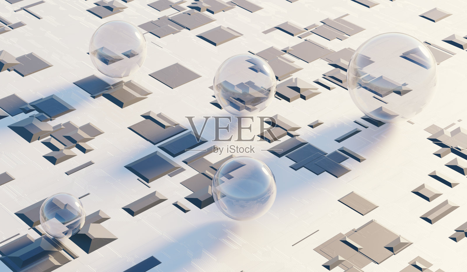 抽象的彩色科幻表面。照片摄影图片