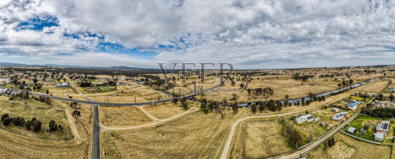 澳大利亚新南威尔士州深水区美丽的城市景观全景照片摄影图片