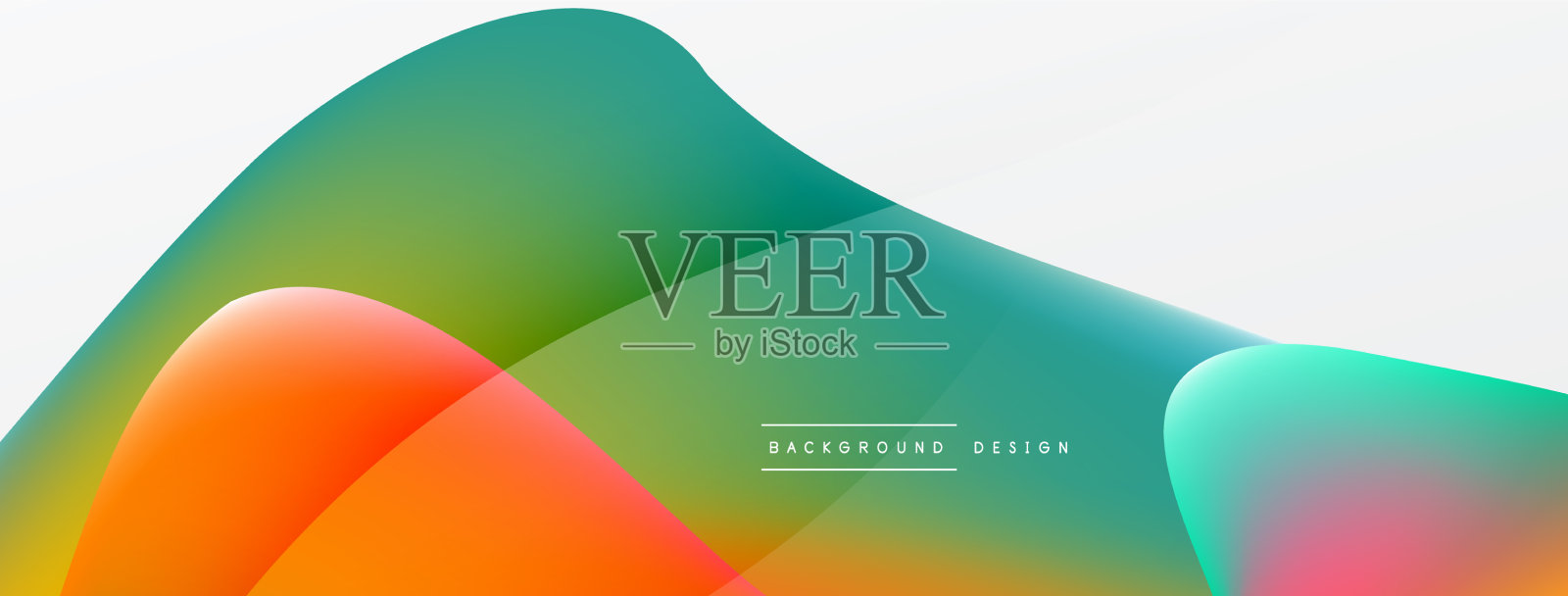 摘要背景流体梯度色波插画图片素材