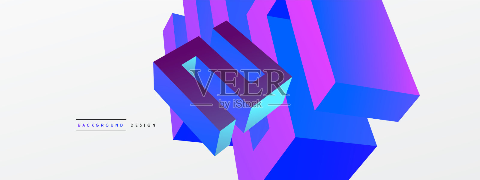 抽象的线条背景新潮的科技商业插画图片素材