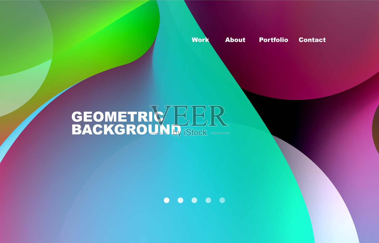 登陆页面抽象液体背景流动插画图片素材