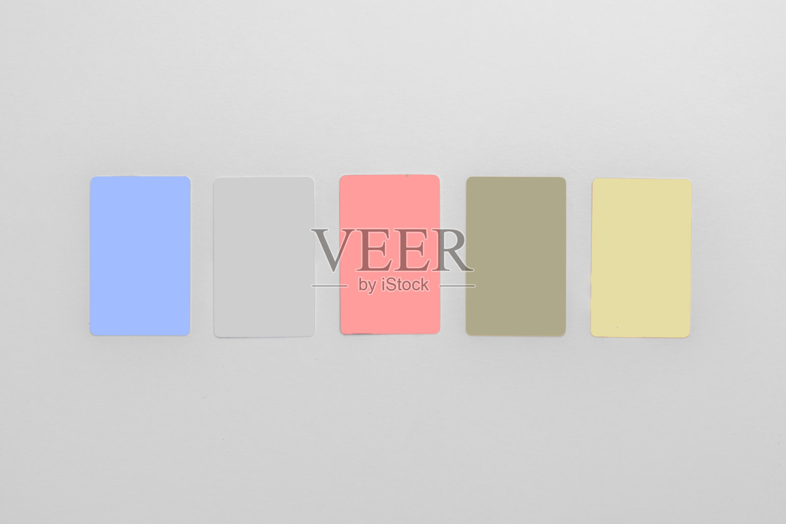 礼品卡布局样板模板，商务购物概念照片摄影图片