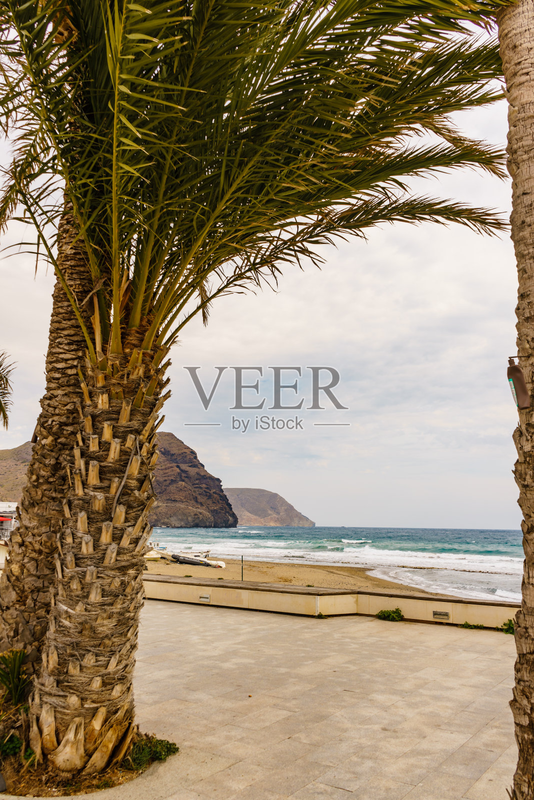 拉斯内格拉海滨小镇，西班牙照片摄影图片