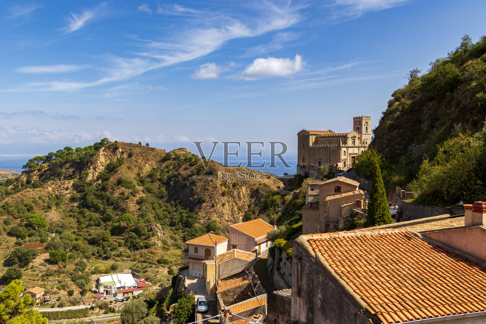 萨瓦卡圣露西亚教堂的景色照片摄影图片