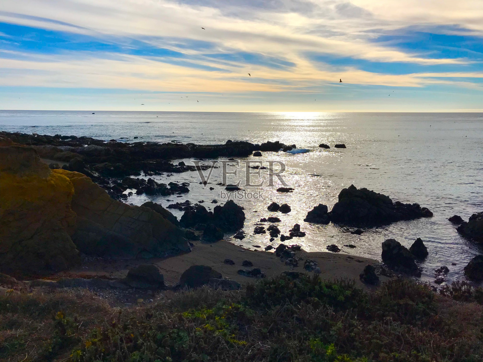 加利福尼亚中部海岸线照片摄影图片