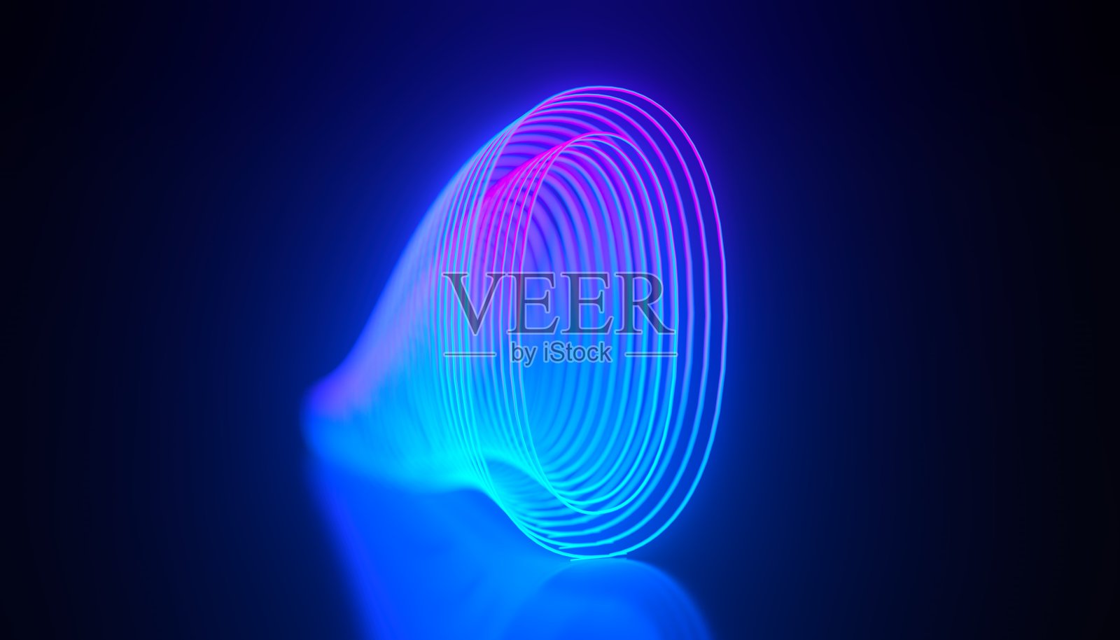 霓虹数字0 0发光的元宇宙现代时尚风格照片摄影图片