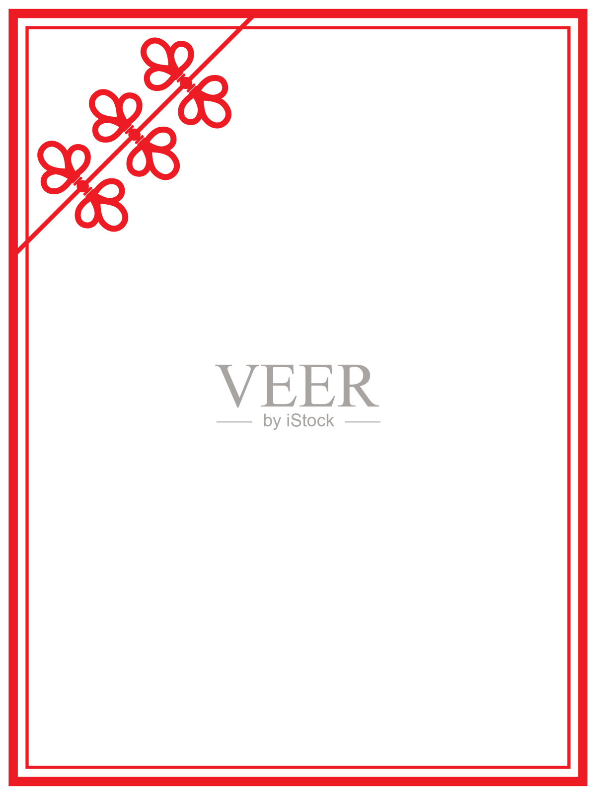 中式框架插画图片素材