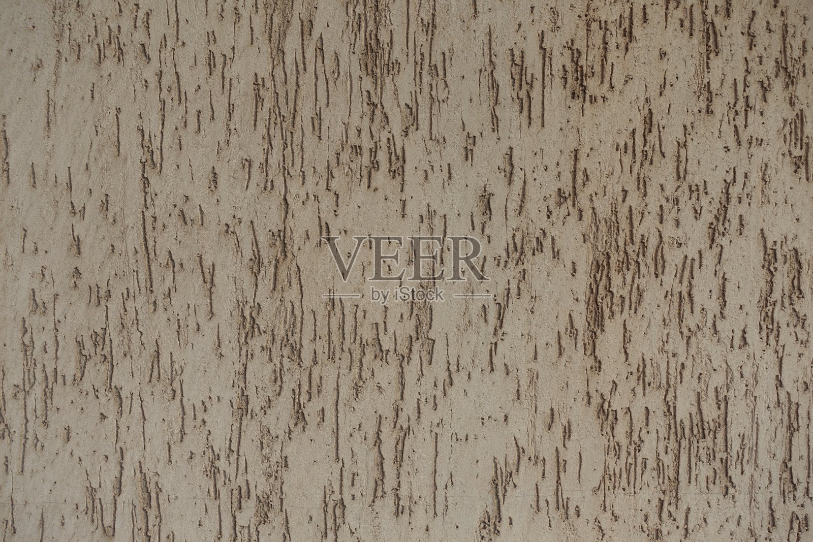 米色墙面，灰泥蜗杆饰面照片摄影图片