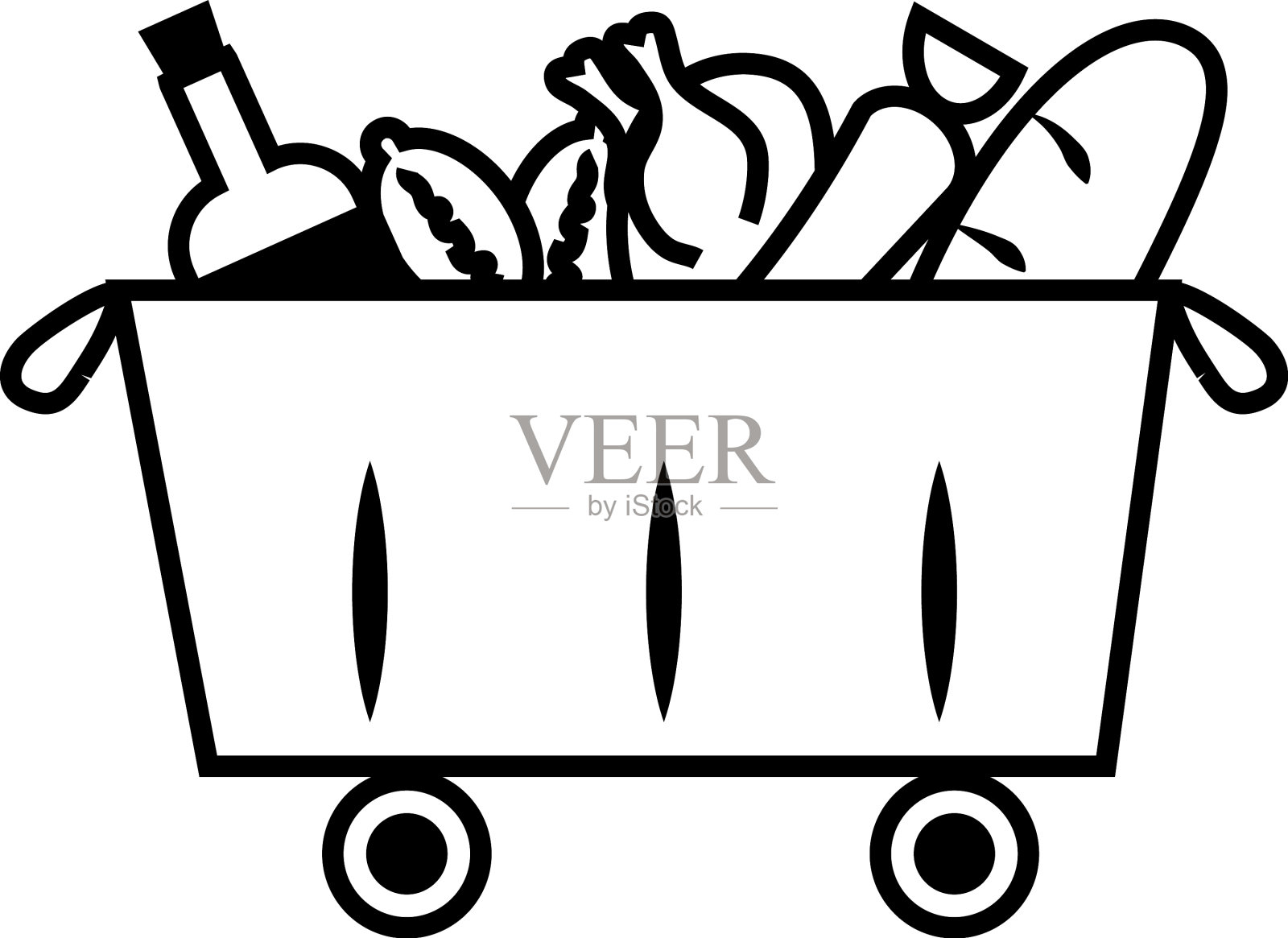 白色背景的餐厅食物设计元素图片