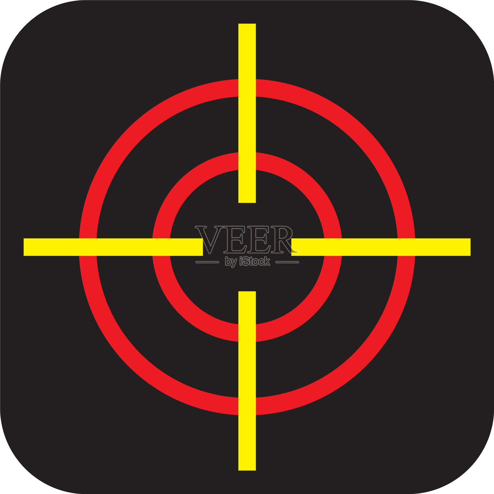 白色背景的警察狙击手设计元素图片