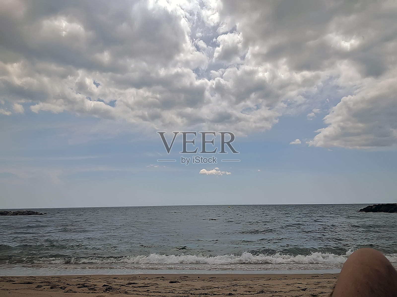 Costa Daurada，典型的西班牙度假胜地照片摄影图片