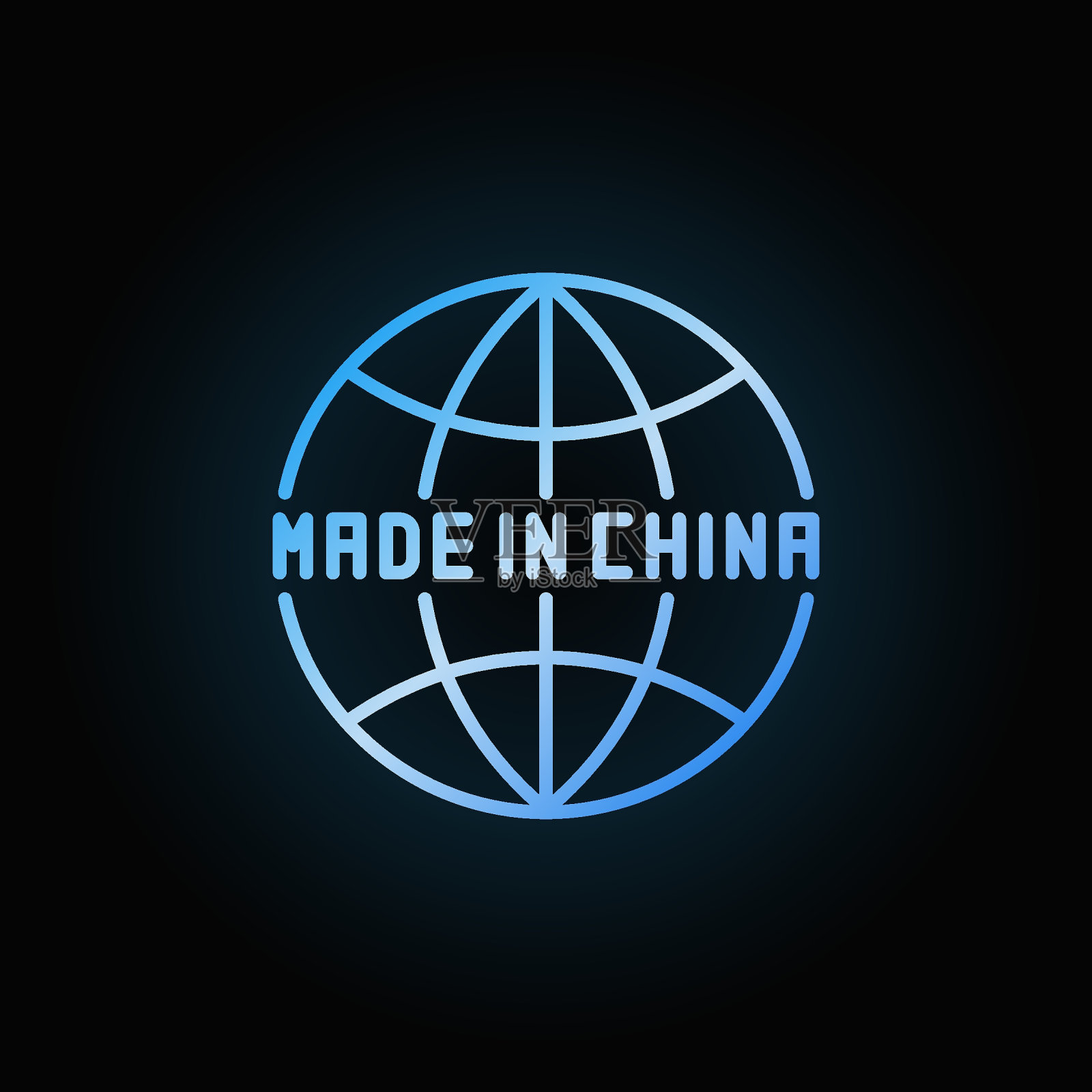 中国制造的全球标志插画图片素材