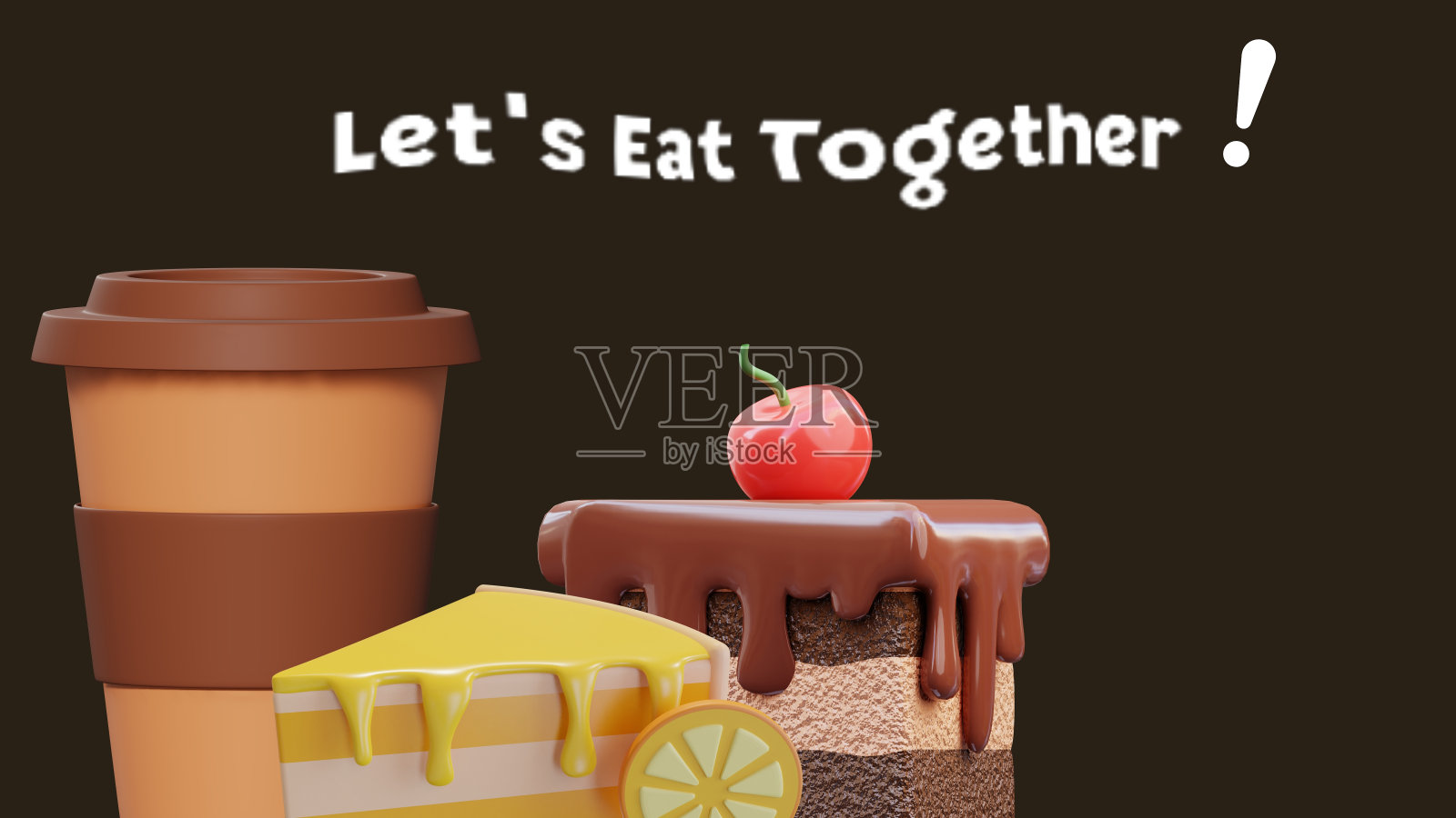 让我们一起吃吧!照片摄影图片