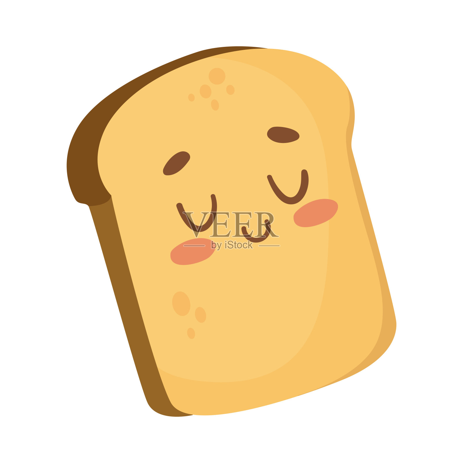 有趣的祝酒词和笑脸卡通插画设计元素图片