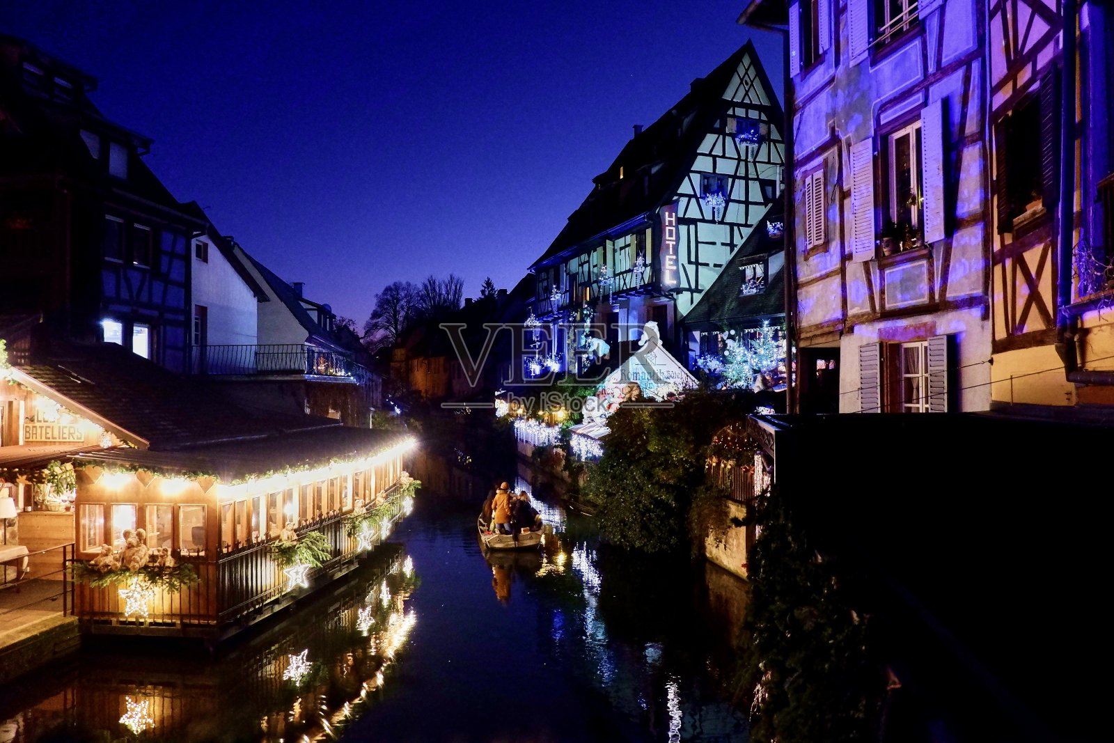 圣诞节的科尔马照片摄影图片