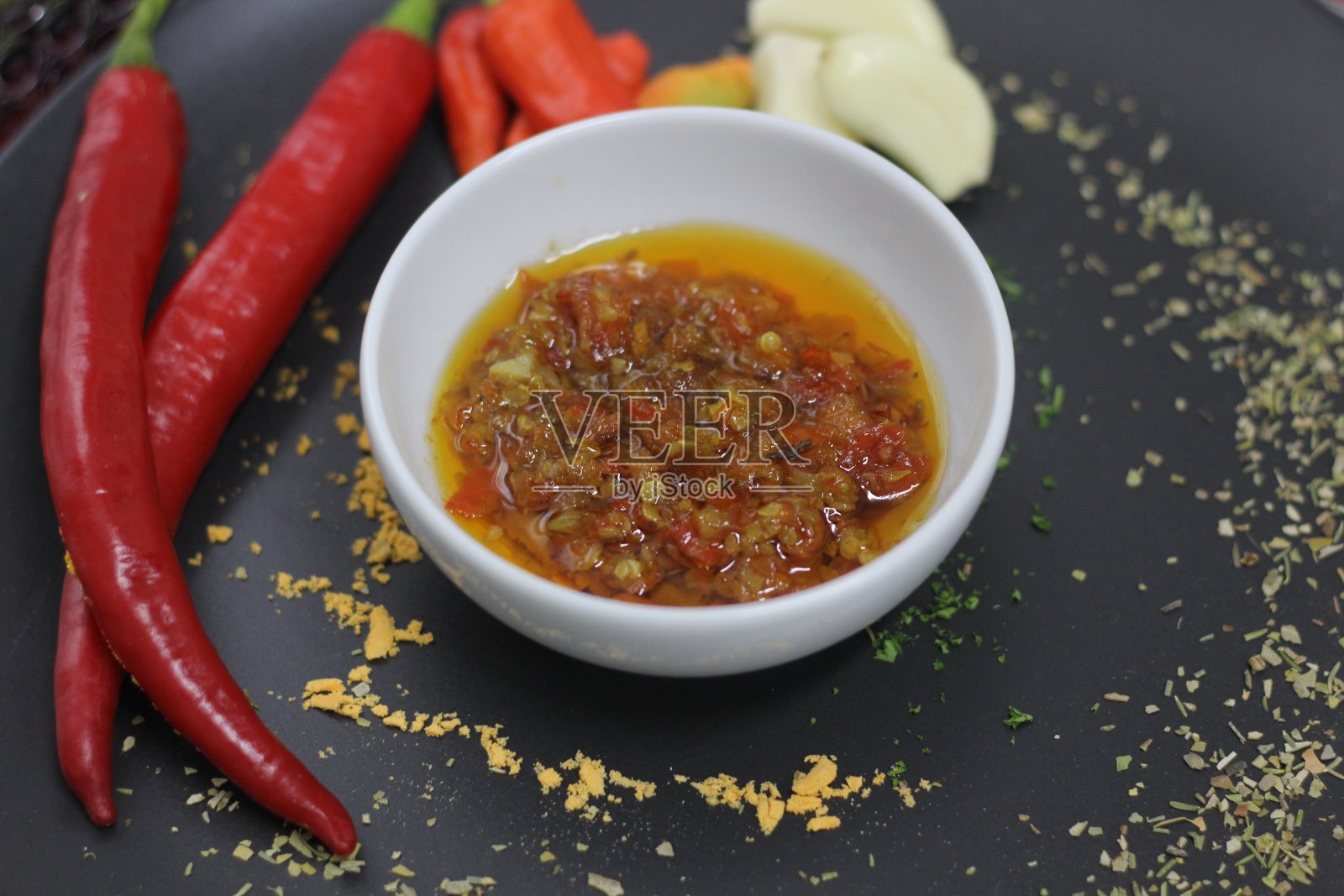 来自印度尼西亚的Sambal Korek照片摄影图片