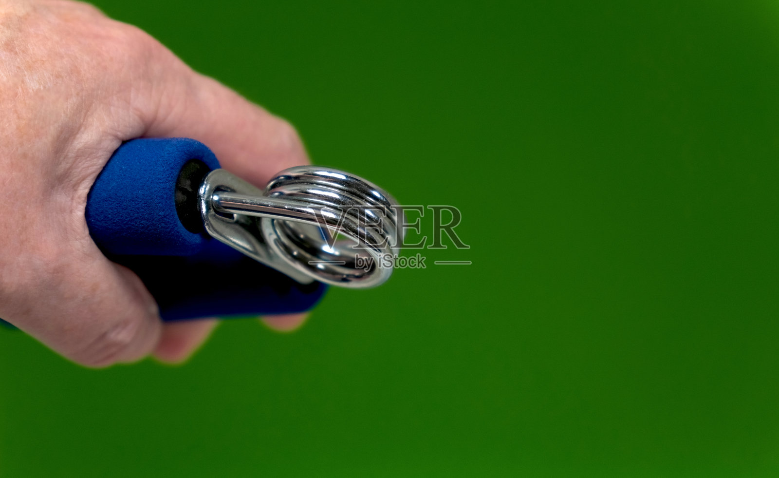 弹簧握把用于锻炼照片摄影图片