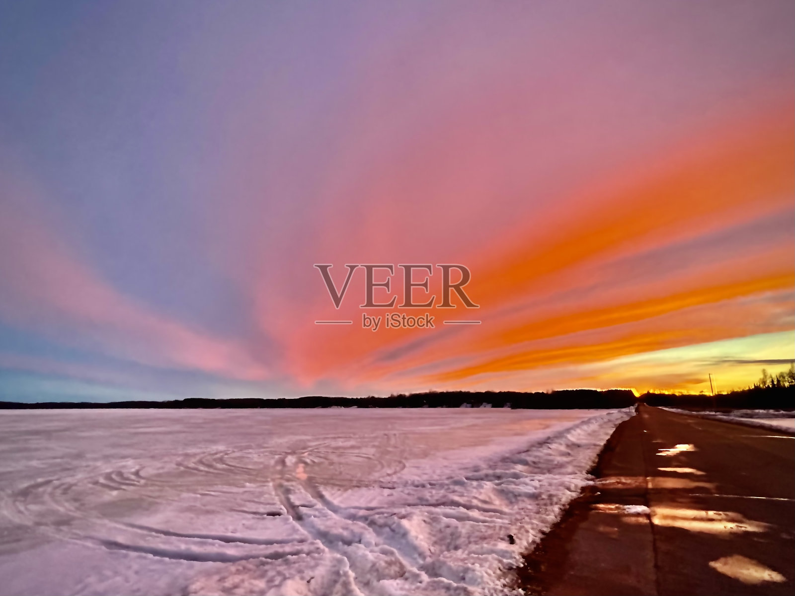 日落奇观照片摄影图片