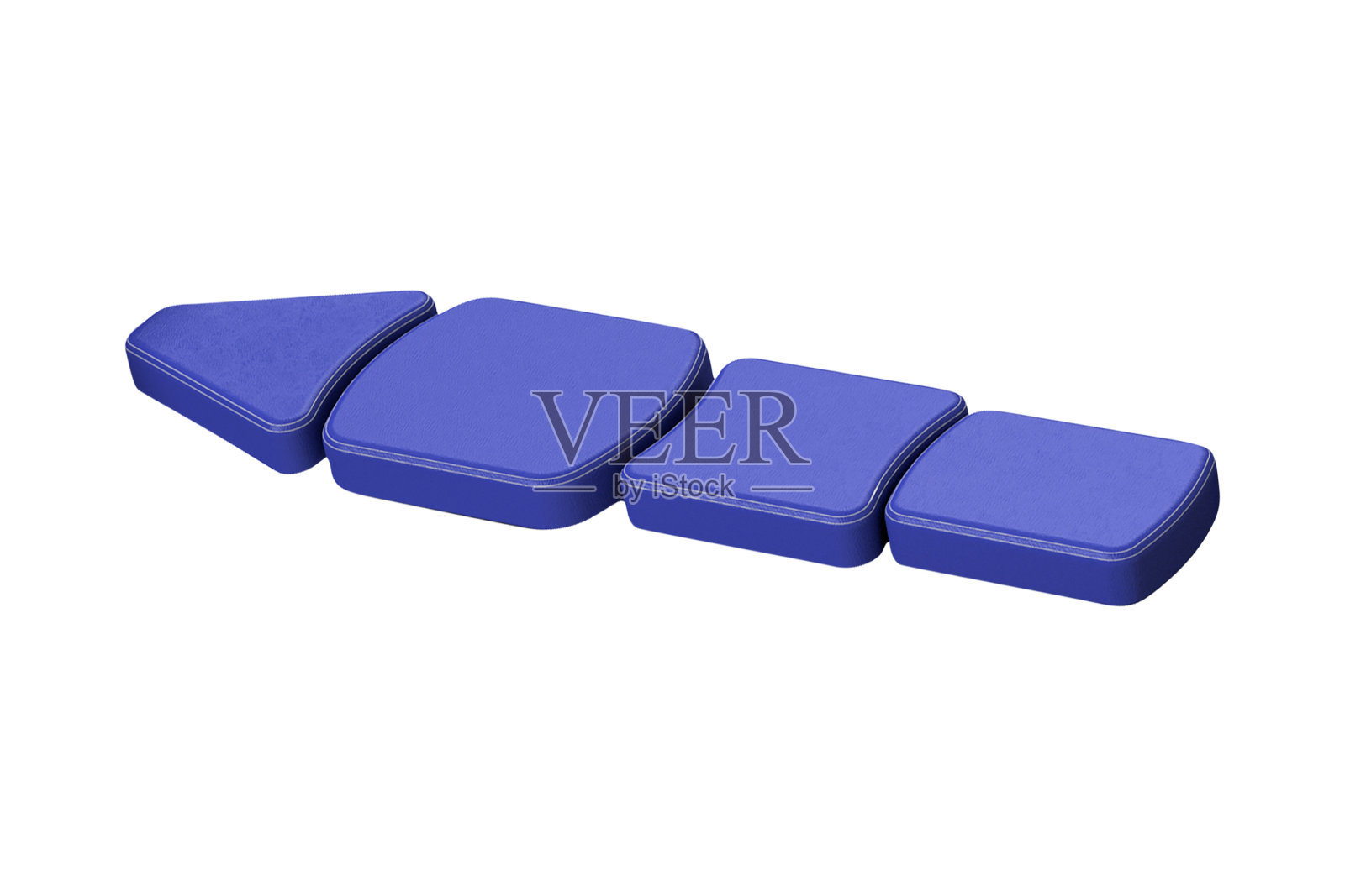 卧推重量隔离在白色照片摄影图片